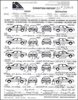 vehicle condition report