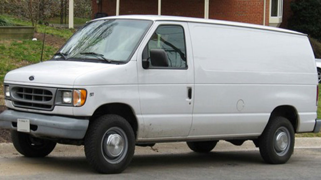 2003 Ford Econoline cargo van transported from Seattle to Los Angeles
