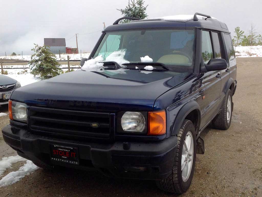 Land Rover Discovery bought online shipped from Utah to Montana