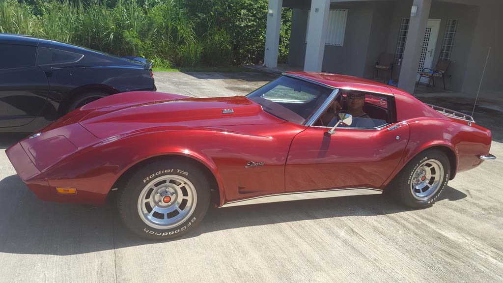 1973 Chevy Corvette shipped from CT to Guam for 4-time repeat customer