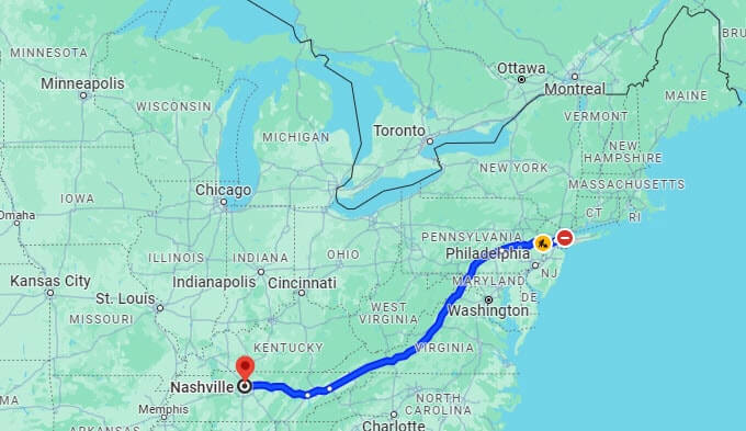 New York to Tennessee Vehicle Shipping | Get Instant Quote!
