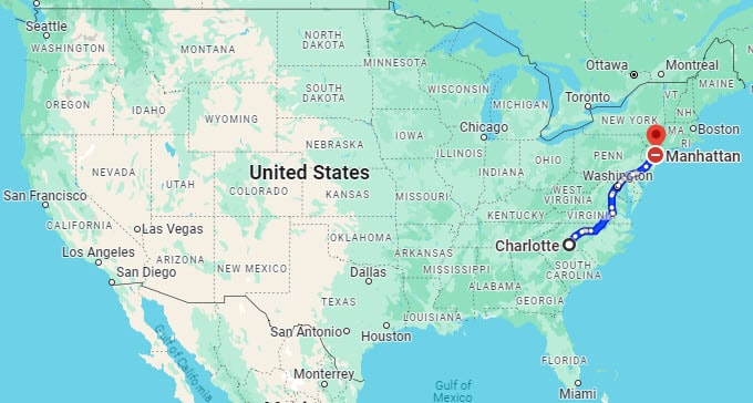 North Carolina to New York Auto Transport | Get Instant Quote!