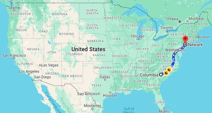 Shipping Florida From Nj South Carolina To New Jersey Vehicle