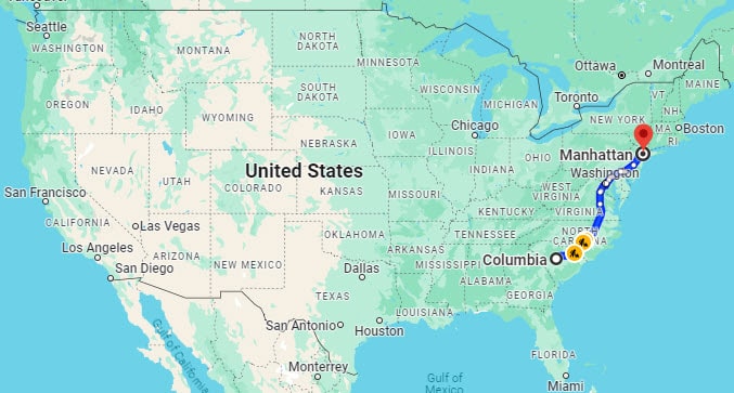 South Carolina to New York Car Shipping | Get Instant Quote!